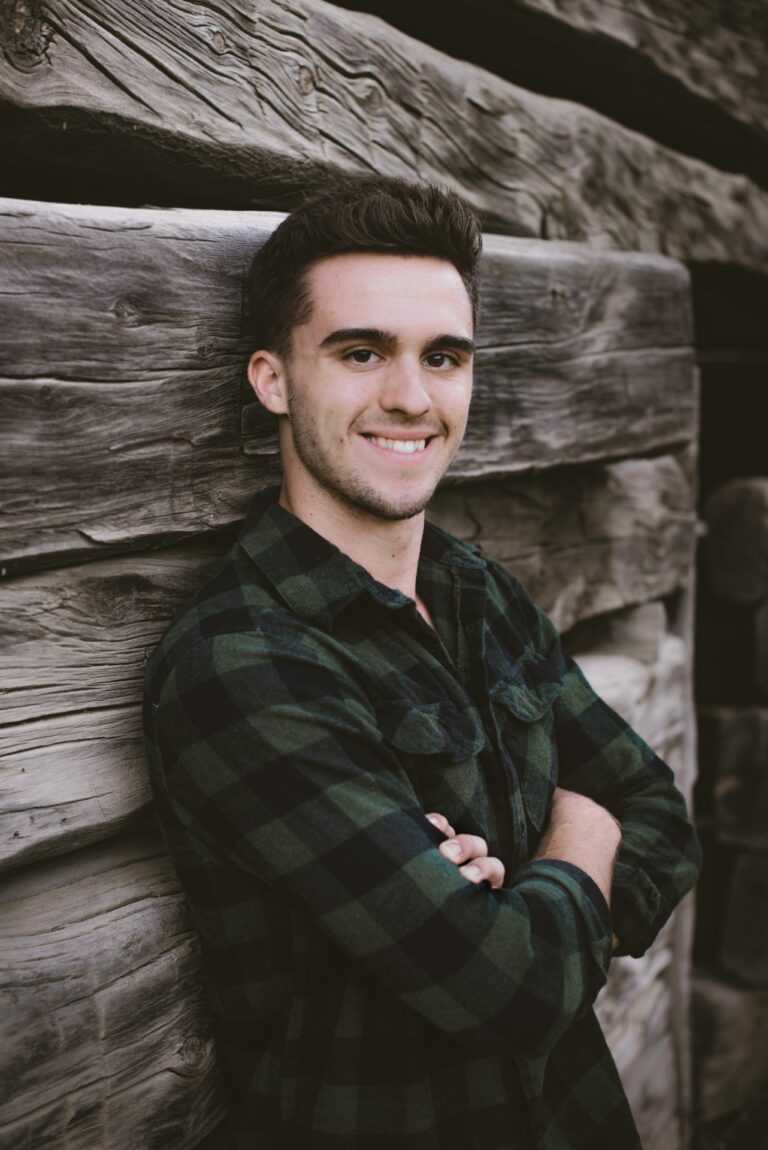 young man with arms crossed